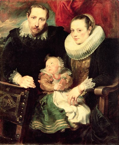 Portrait de famille, c.1618-21 - Anthony van Dyck